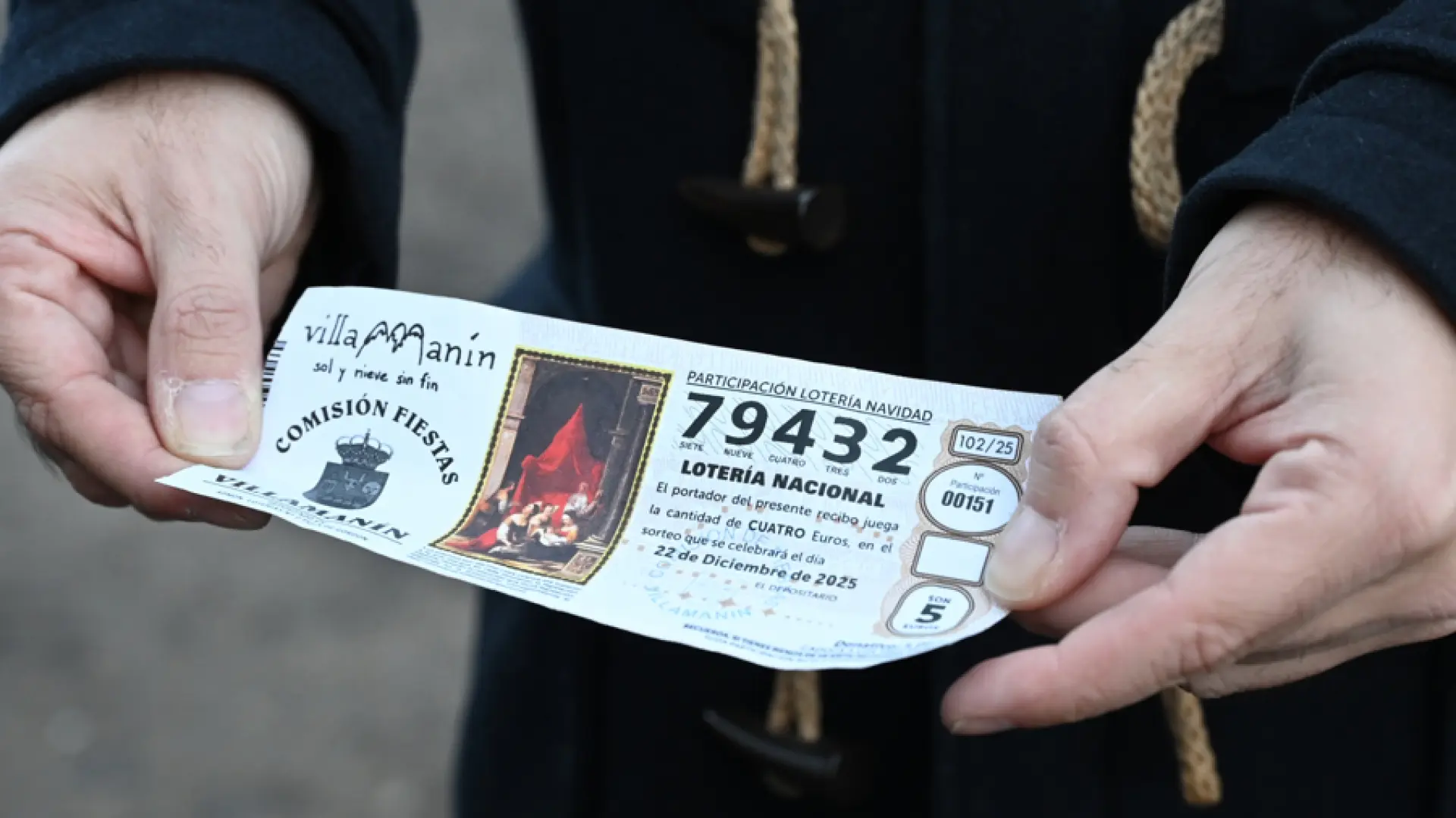 El cobro de la Lotería de Navidad de Villamanín registra dos intentos de estafa y una denuncia