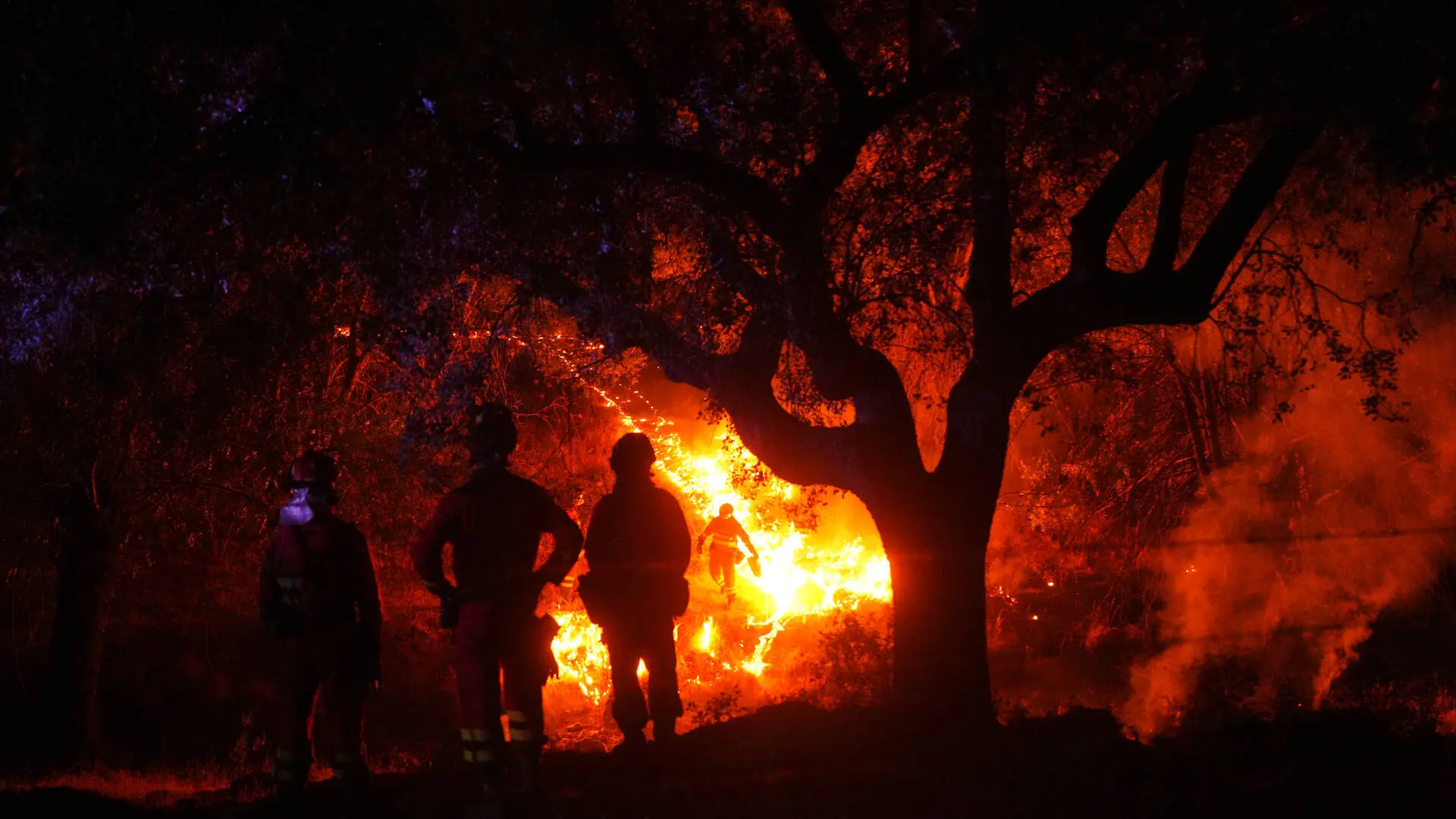 El incendio de Ávila sigue sin control pero con una evolución más favorable y se levanta la evacuación de cinco municipios